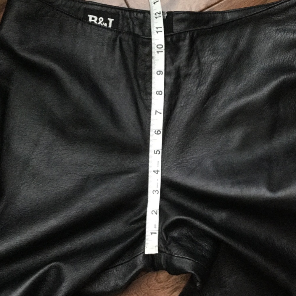High Rise Leather Pants - Picture 7 of 11
